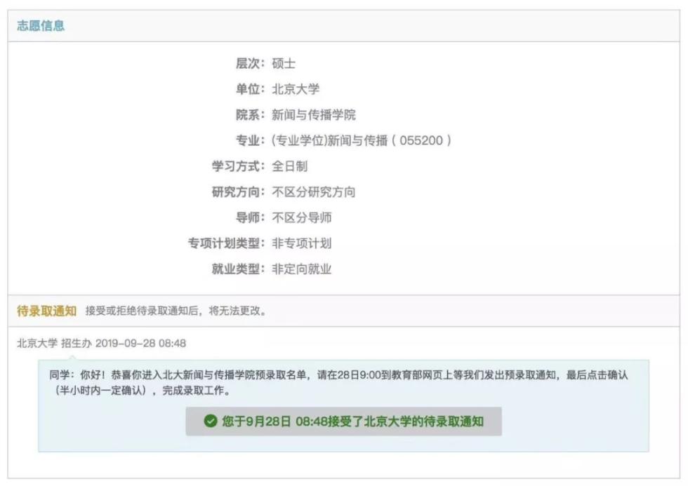徐升保留的一張趕往南京大學複試的火車票 受訪者供圖