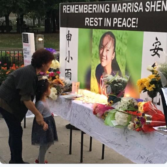 加拿大13歲華裔少女竟被難民殺害！市民為悼念，籌款設立紀念長椅