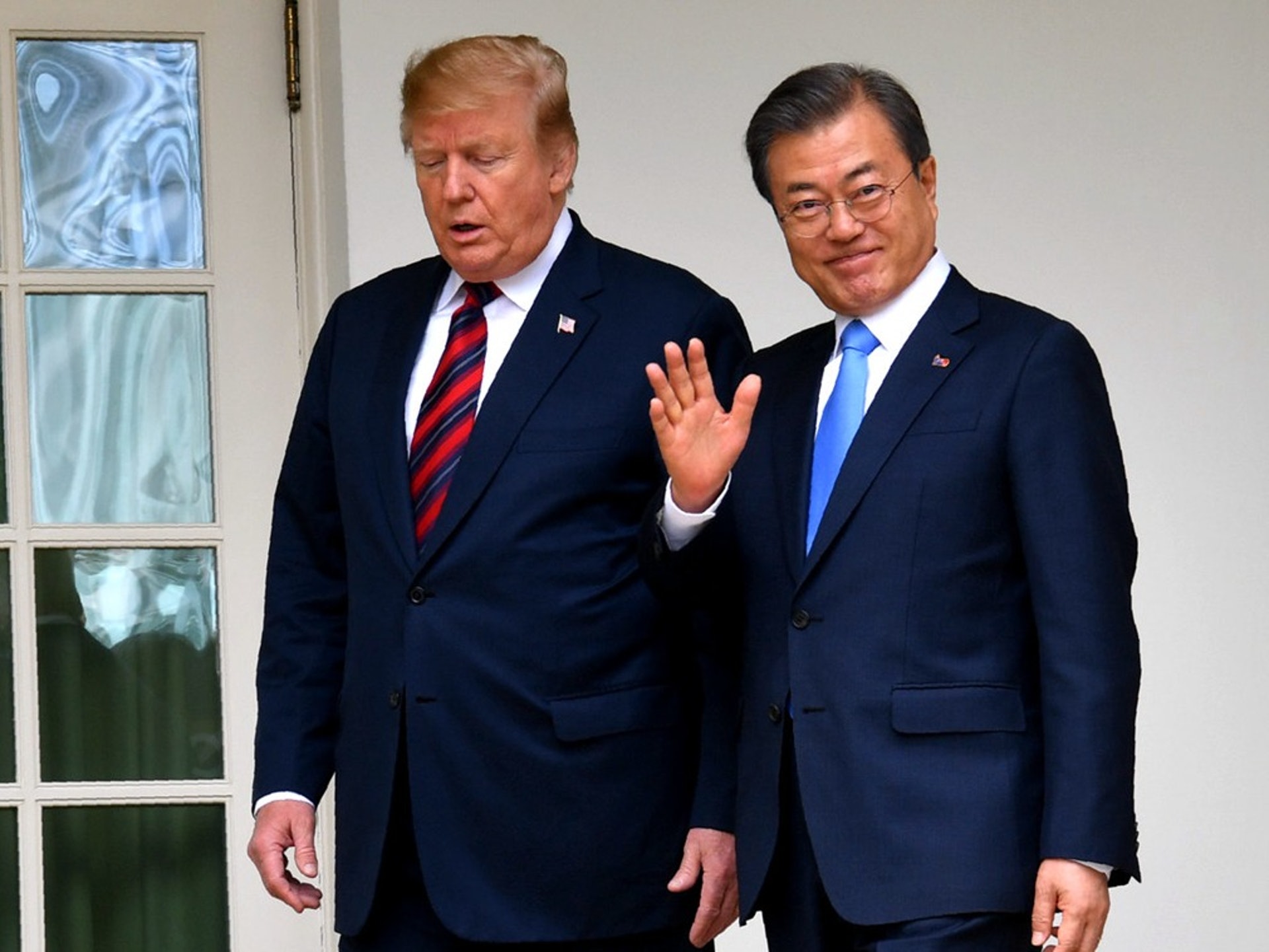 美國不希望韓國廢止《韓日軍事情報保護協定》。（AFP）