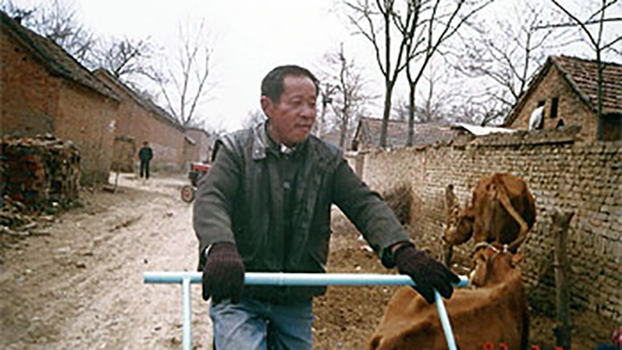商水縣西趙橋村1998年第二例死於艾滋病感染的病人（照片由王淑平提供）