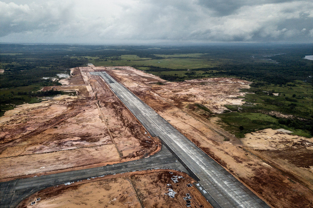 由一家中國公司正在建設的七星海國際機場，將有柬埔寨最長的跑道。