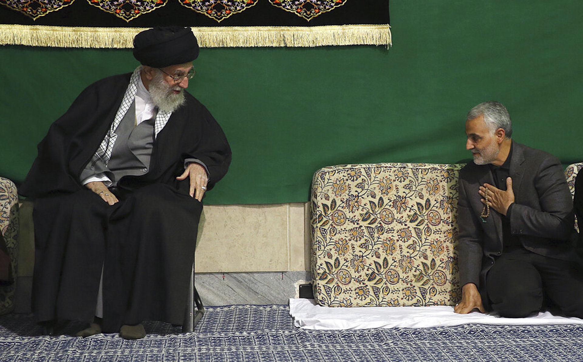 領導聖城軍的蘇萊曼尼是伊朗最高精神領袖哈梅內伊以下最具權力人物。（美聯社）