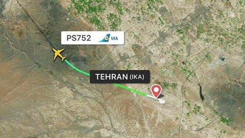 伊朗媒体：坠机原因为发动机故障(图)