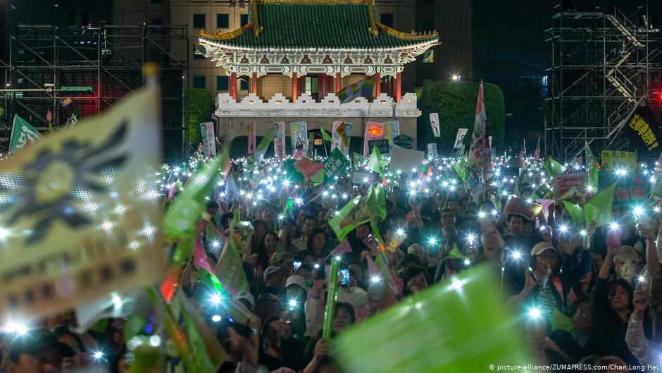 Taiwan Präsidentenwahlen | Tsai Ing-Wens letzte Kundgebung in Taipei