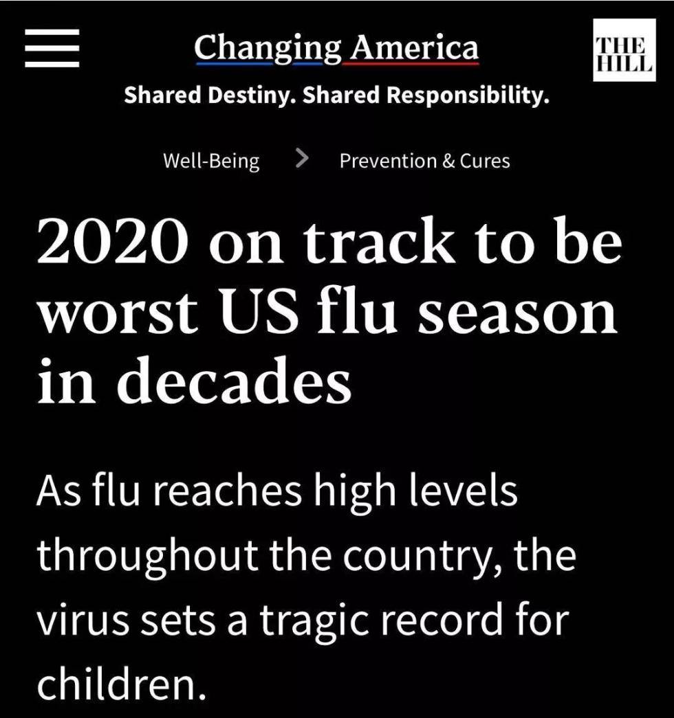 美国真有6600人死于最致命流感？真相在这(组图)