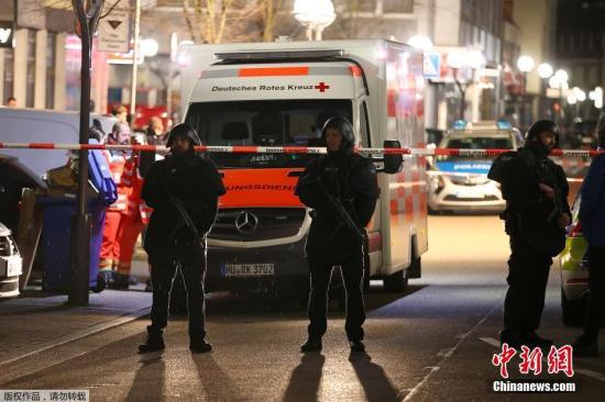 德国疑似仇外枪击案致11死 默克尔谴责种族主义(图)