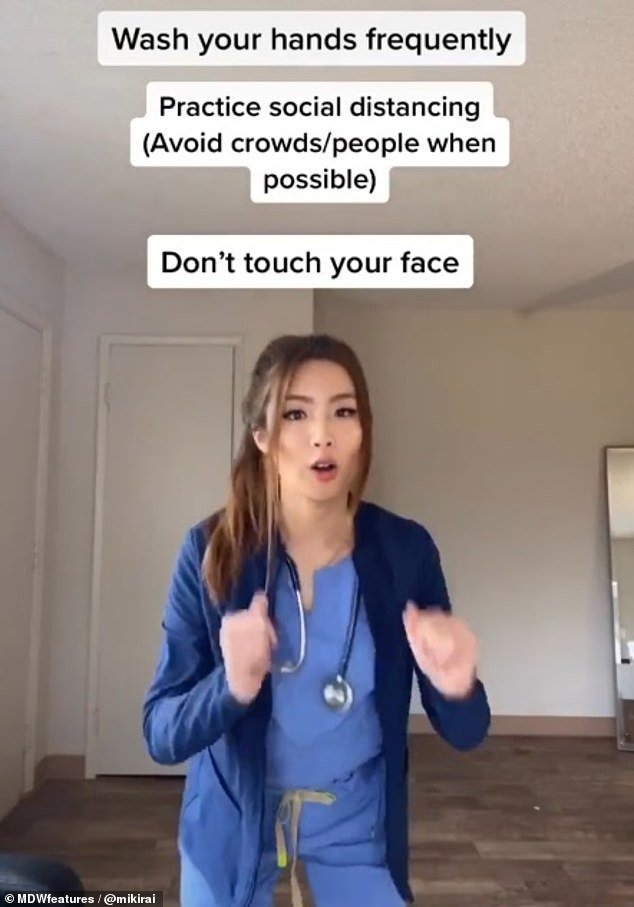 美国俏护士拍抖音 热舞宣传防疫 网友狂赞(视频)