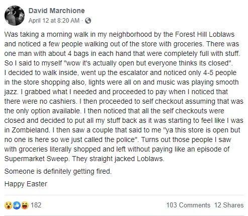 多倫多一超市長周末忘記鎖門，慘遭顧客闖入"洗劫"！