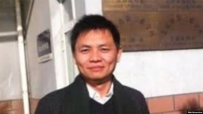 上海法学家张雪忠因发表公开信呼吁宪政 被带走
