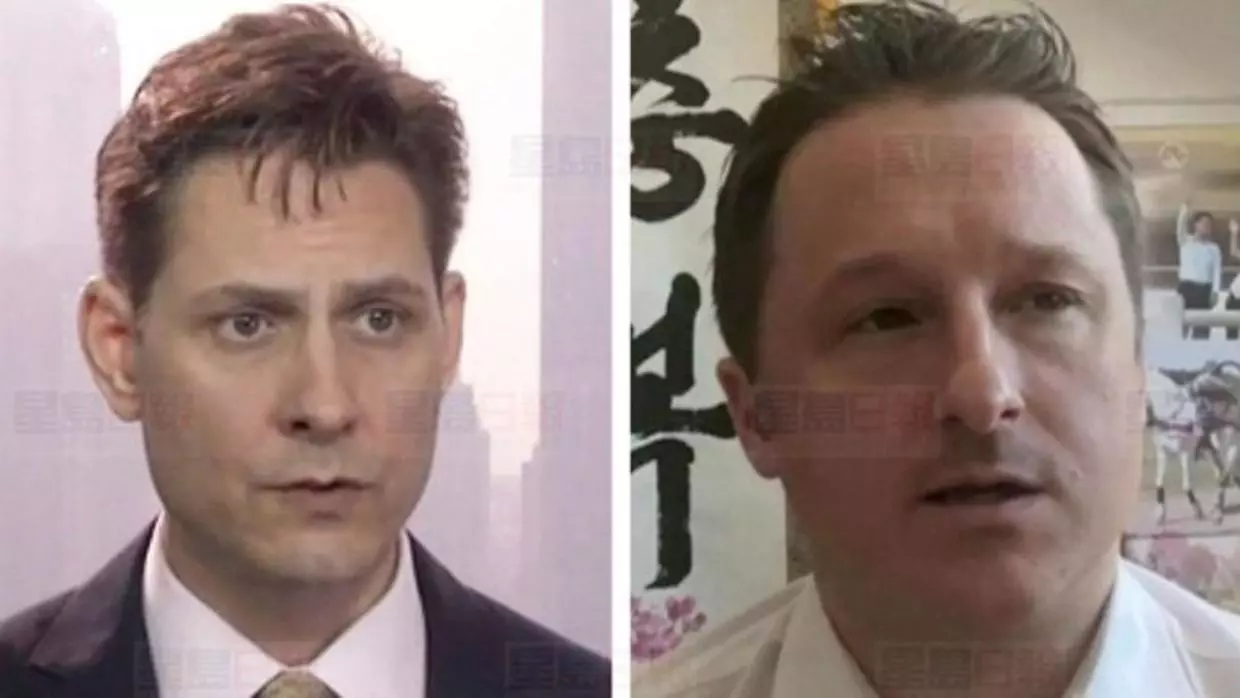 Michael Kovrig (à gauche) et Michael Spavor (à droite) ont été arrêtés par les autorités chinoises.