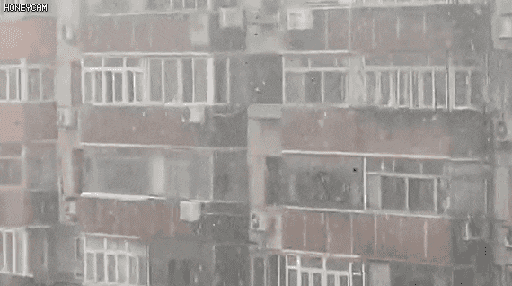 大热天的北京竟然飘雪？市民围观：不敢相信