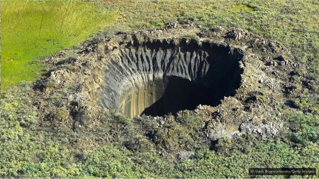 BBC揭秘：西伯利亚的离奇巨坑 谜底究竟是什么？