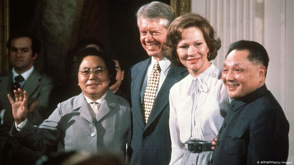 China USA Gipfeltreffen Jimmy Carter und Deng Xiaoping 1979