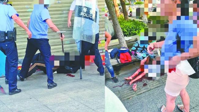 幼儿园外持刀砍死两个孩子 广州记者自杀身亡
