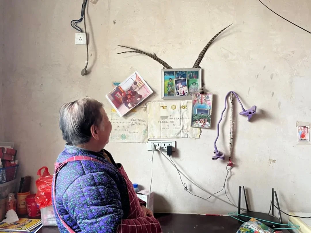 〓 71岁的胡菊开在农村独居