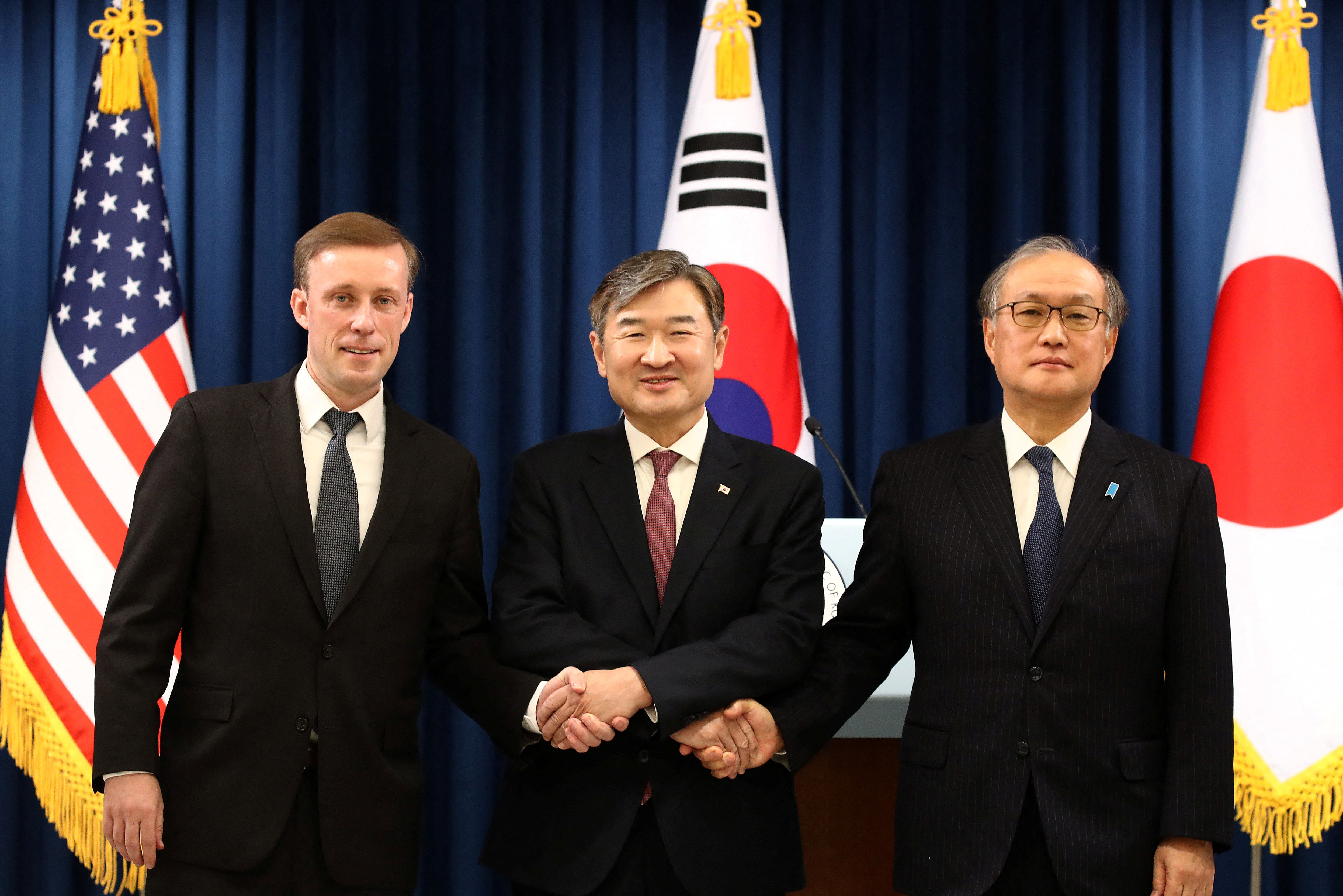 美日韩国安首长会谈，重申共同维护台海和平稳定