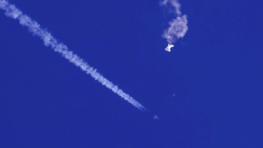 中国与美国会海上争抢被导弹击落的气球残片？